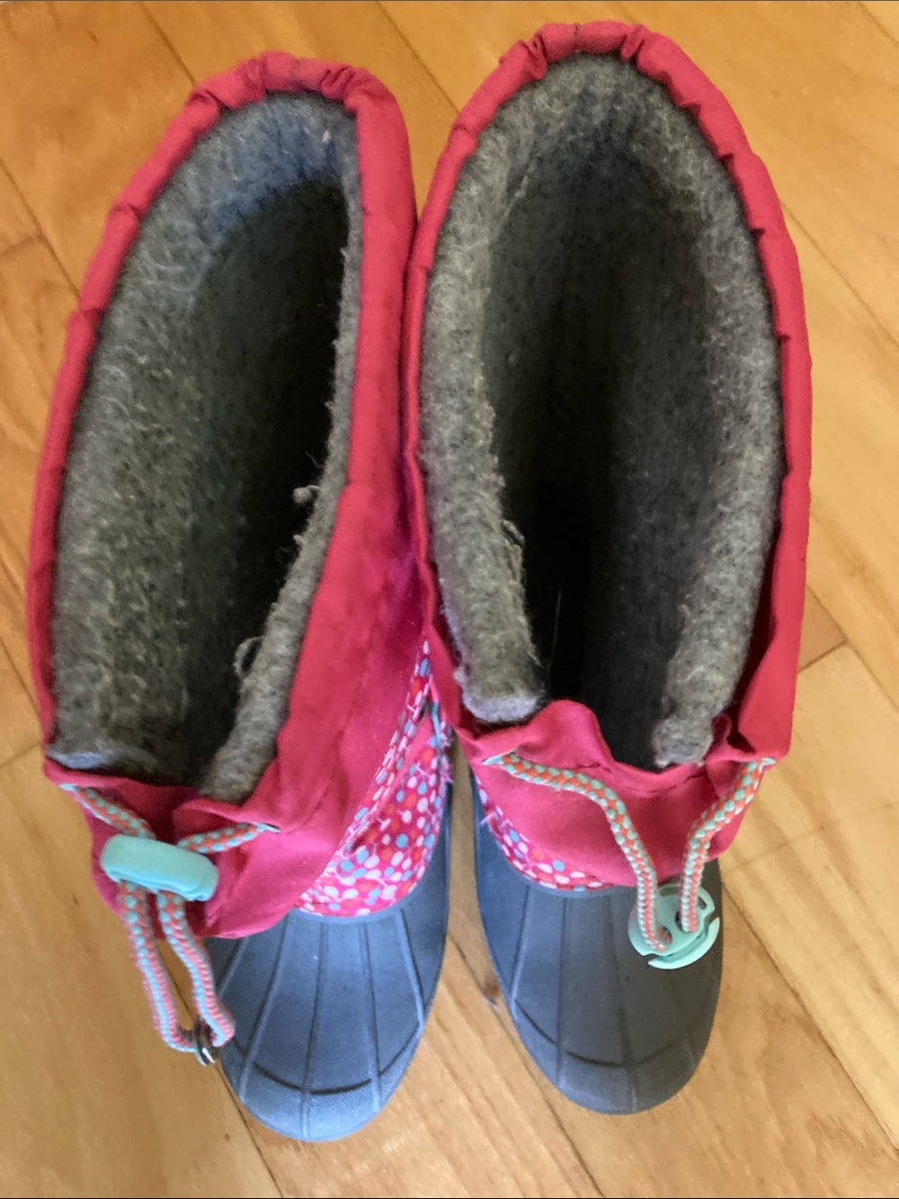 L.L. Bean Kids snow boots big girl size 6 - Picture 5 of 7